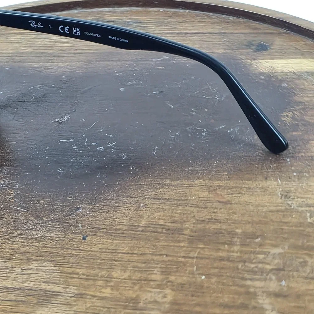 Ray-Ban RB4439D Sunglasses Mens 54-21-145 Black Green Polarized Square 901/9A